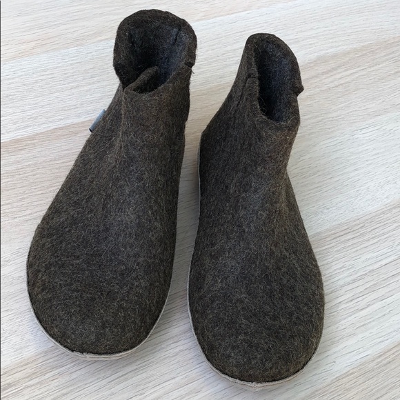 glerups Shoes - Glerup all wool and leather slippers.
